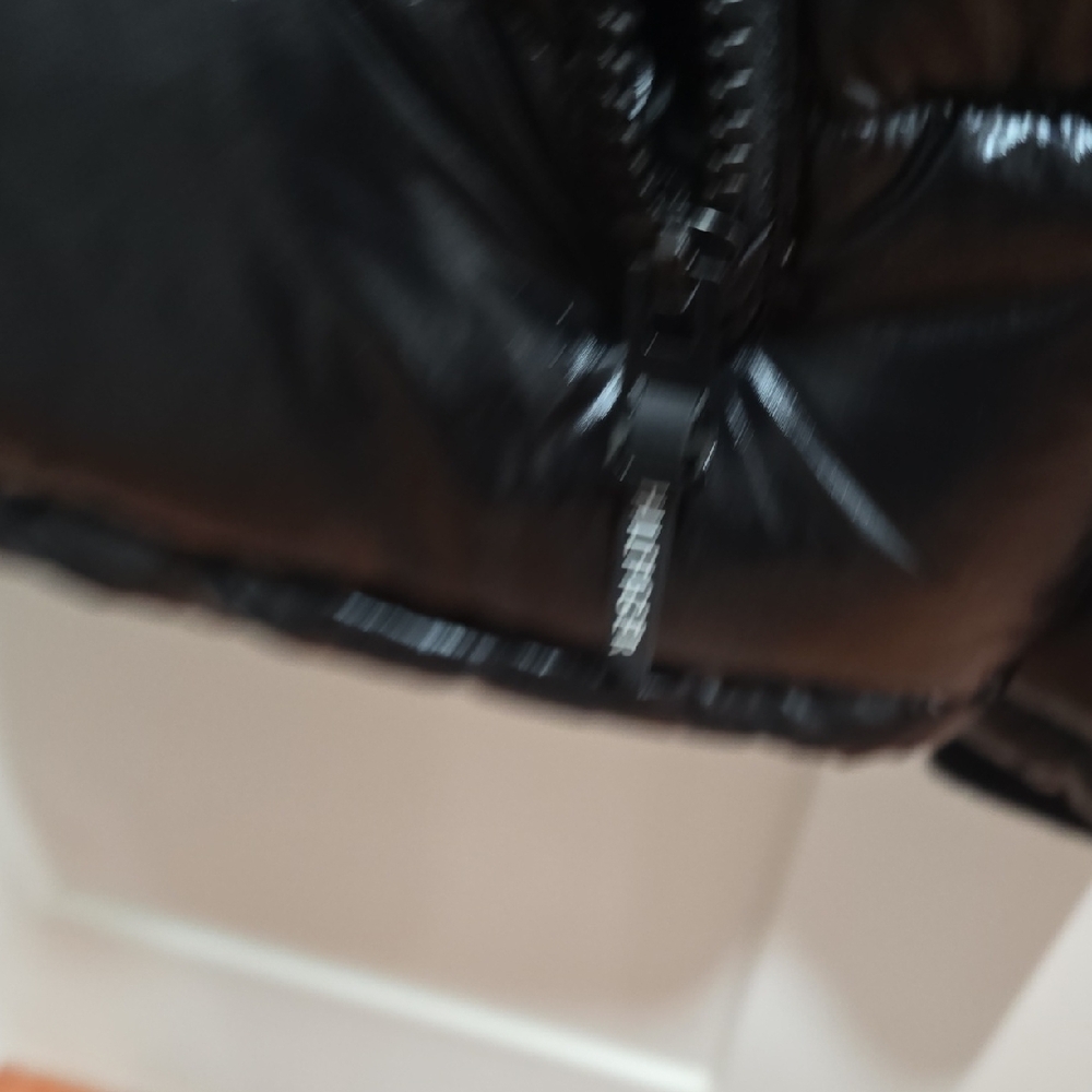 Tommy Hilfiger Shiny Black Puffer Jacket - Picture 4 of 7